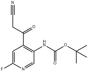 [6-FLUORO-4-(3-NITRILOPROPIONYL)PYRIDIN-3-YL]CARBAMIC ACID TERT-BUTYL ESTER