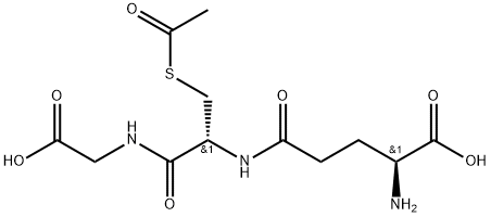 S-ACETYL-L-GLUTATHIONE Structure