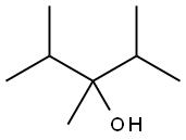 2,3,4-トリメチル-3-ペンタノール 化学構造式