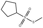 Cyclopentanesulfonothioic acid, S-methyl ester (9CI),30547-09-2,结构式