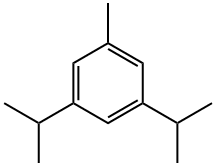 3,5-ジイソプロピルトルエン 化学構造式