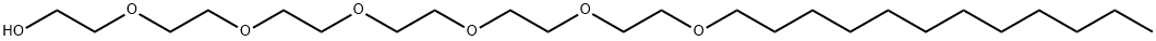 HEXAETHYLENE GLYCOL MONODODECYL ETHER Structure