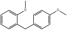 1-メトキシ-2-[(4-メトキシフェニル)メチル]ベンゼン 化学構造式
