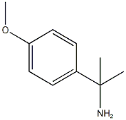 2-(4-メトキシフェニル)プロパン-2-アミン 化学構造式