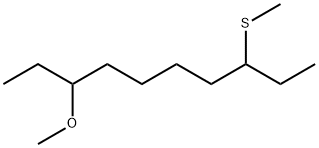 3-Methoxy-8-(methylthio)decane,30571-77-8,结构式