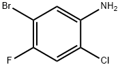 2-氯-4-氟-5-溴苯胺, 305795-89-5, 结构式