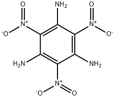 2,4,6-トリニトロベンゼン-1,3,5-トリアミン 化学構造式
