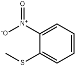 メチル(2-ニトロフェニル)スルフィド 化学構造式
