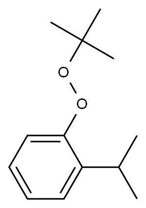 tブチルイソプロピルフェニルパ-オキサイド 化学構造式
