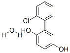 2-(2-CHLOROPHENYL)HYDROQUINONE HYDRATE Structure