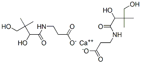 (+)-PANTOTHENIC ACID  CALCIUM SALT Structure