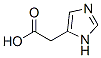 1H-イミダゾール-5-酢酸 化学構造式