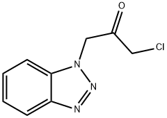 1-Benzotriazol-1-yl-3-chloropropan-2-one Struktur