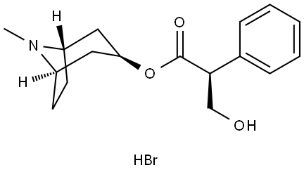 氢溴酸天仙子胺, 306-03-6, 结构式