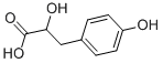 DL-4-ヒドロキシフェニル乳酸水和物 化学構造式