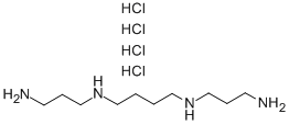 精胺四盐酸盐,306-67-2,结构式