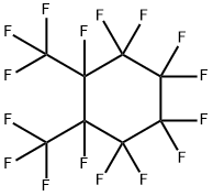 1,1,2,2,3,3,4,4,5,6-十氟代-5,6-双(三氟代甲基)环己烷, 306-98-9, 结构式