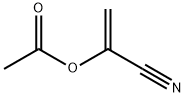 酢酸1-シアノビニル 化学構造式