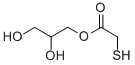 チオグリコール酸グリセリル 化学構造式