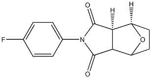 N-(p-Fluorophenyl)-7-oxabicyclo(2.2.1)heptane-2,3-dicarboximide|