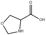 4-噁唑烷羧酸 结构式