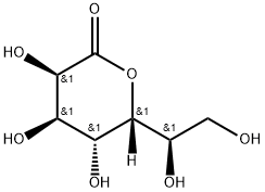 D-glycero-D-gluco-ヘプトン酸1,5-ラクトン 化学構造式
