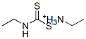 ethylammonium ethyldithiocarbamate  Struktur
