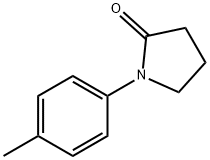 1-(4-メチルフェニル)-2-ピロリドン 化学構造式