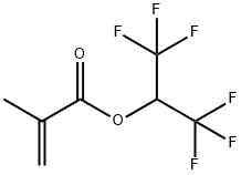 甲基丙稀酸六氟异丙酯,3063-94-3,结构式