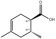 3-Cyclohexene-1-carboxylic acid, 4,6-dimethyl-, trans- (8CI,9CI) 结构式