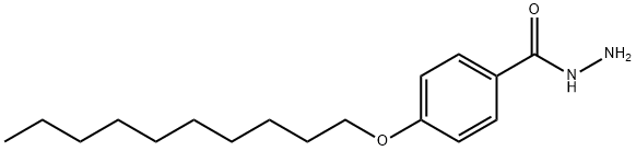 4-癸氧基苯甲酰肼 结构式