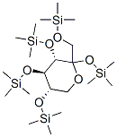 1-O,2-O,3-O,4-O,5-O-ペンタキス(トリメチルシリル)-L-ソルボピラノース 化学構造式