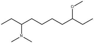 1-Ethyl-6-methoxy-N,N-dimethyl-1-octanamine,30645-03-5,结构式
