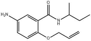 2-(Allyloxy)-5-amino-N-sec-butylbenzamide Structure