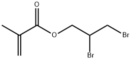 2-メチルプロペン酸2,3-ジブロモプロピル 化学構造式