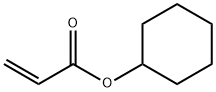 アクリル酸シクロヘキシル 化学構造式