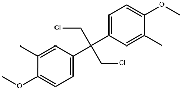 4-[1,3-dichloro-2-(4-methoxy-3-methyl-phenyl)propan-2-yl]-1-methoxy-2-methyl-benzene,30668-06-5,结构式