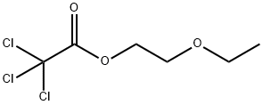 トリクロロ酢酸2-エトキシエチル 化学構造式
