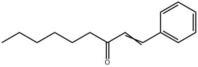 1-フェニル-1-ノネン-3-オン 化学構造式