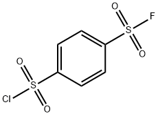 4-(氯磺酰基)苯磺酰氟 结构式
