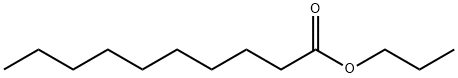 N-PROPYL DECANOATE Structure