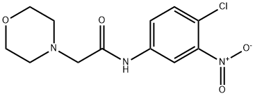N-(4-chloro-3-nitrophenyl)-2-morpholinoacetamide Structure