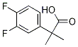 2-(3,4-Difluorophenyl)-2-Methylpropanoic acid Struktur