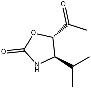 2-Oxazolidinone, 5-acetyl-4-(1-methylethyl)-, (4R,5S)- (9CI) Structure