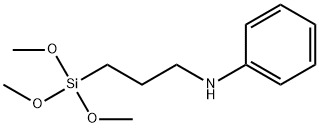 N-[3-(TRIMETHOXYSILYL)PROPYL]ANILINE Structure