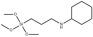 3-(N-CYCLOHEXYLAMINO)PROPYLTRIMETHOXYSILANE Struktur