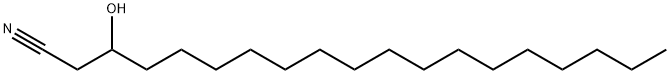 3-hydroxynonadecanenitrile Structure