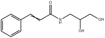 N-(2,3-Dihydroxypropyl)-3-phenylpropenamide Struktur