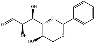 4,6-O-BENZYLIDENE-D-GLUCOPYRANOSE 化学構造式