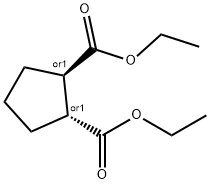diethyl trans-cyclopentane-1,2-dicarboxylate 结构式
